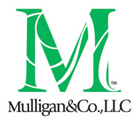 Large green  M logo for Mulligan and Company
